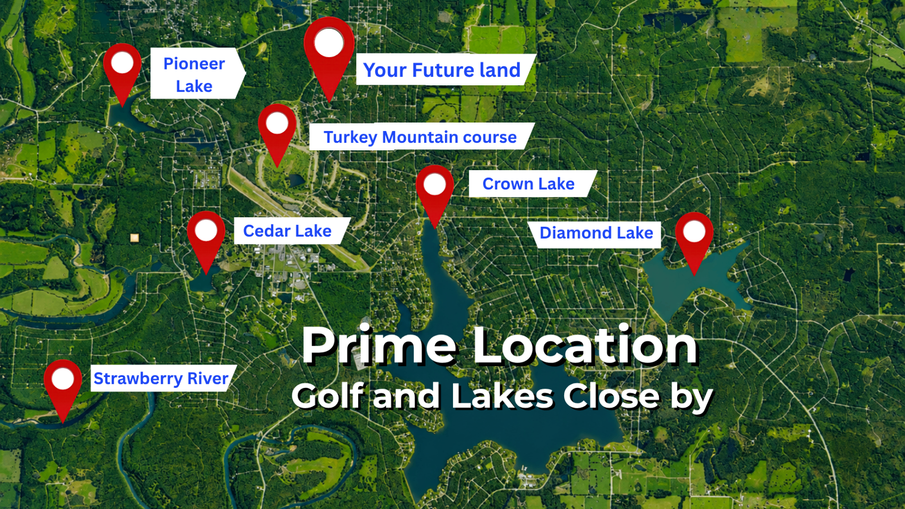 Wooded Residential Lot Near Turkey Mountain Golf Course